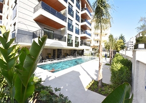 Furnished 1+1 apartment in a new complex on Cleopatra