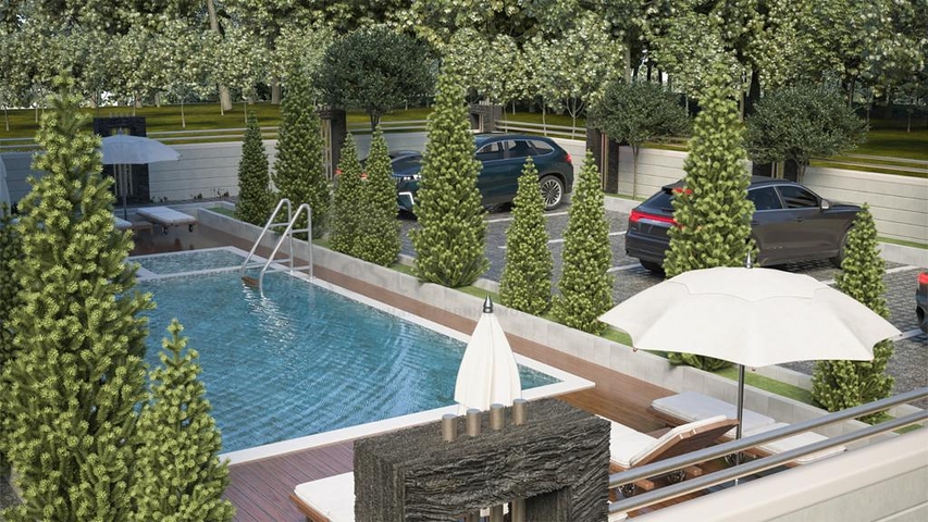 2+1 penthouse in a complex with infrastructure in the Oba area