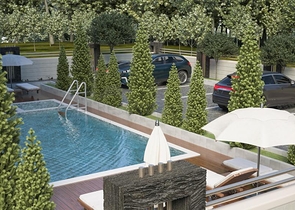 2+1 penthouse in a complex with infrastructure in the Oba area