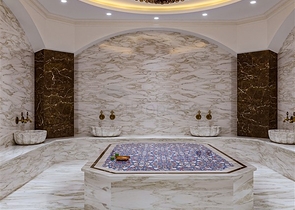 Apartments under construction in one of the resort areas of Mersin