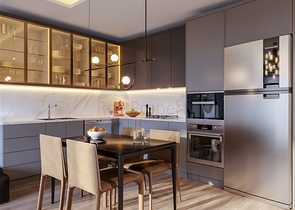 Apartments under construction in one of the resort areas of Mersin