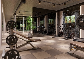 Apartments under construction in one of the resort areas of Mersin