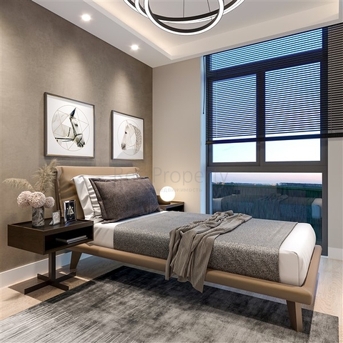 A large-scale project under construction in the Tomyuk Erdemli area