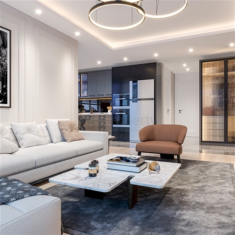 A large-scale project under construction in the Tomyuk Erdemli area