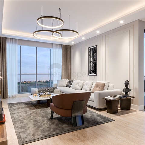 A large-scale project under construction in the Tomyuk Erdemli area