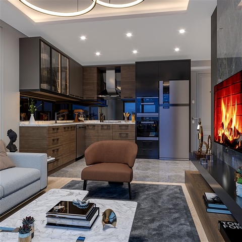 A large-scale project under construction in the Tomyuk Erdemli area