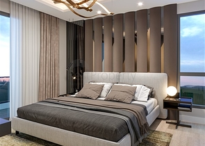 A large-scale project under construction in the Tomyuk Erdemli area