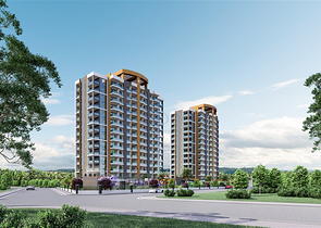 A large-scale project under construction in the Tomyuk Erdemli area