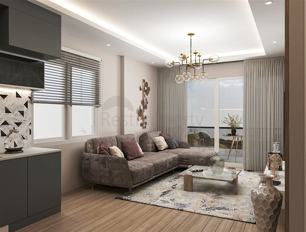 The complex is just 600 meters from the sea in Mersin