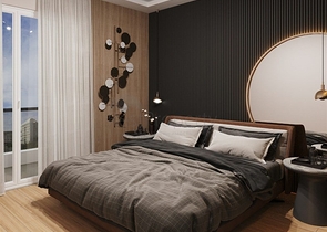 The complex is just 600 meters from the sea in Mersin