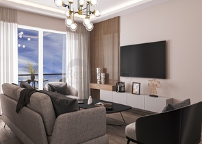 The complex is just 600 meters from the sea in Mersin