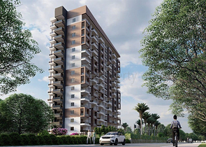 The complex is just 600 meters from the sea in Mersin