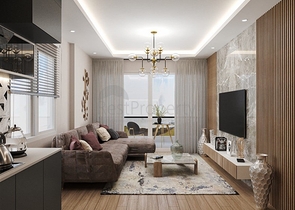 The complex is just 600 meters from the sea in Mersin