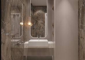 The complex is just 600 meters from the sea in Mersin