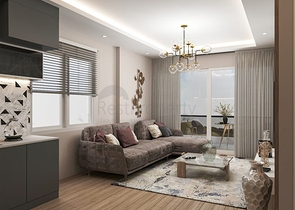 The complex is just 600 meters from the sea in Mersin