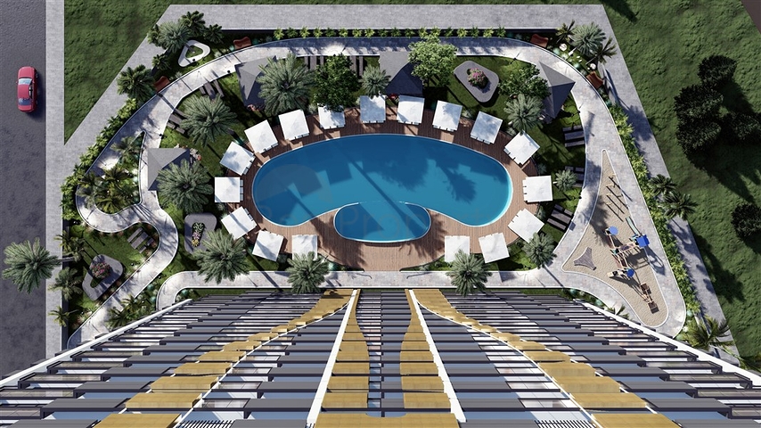 An investment project 500m from the sea in Mersin