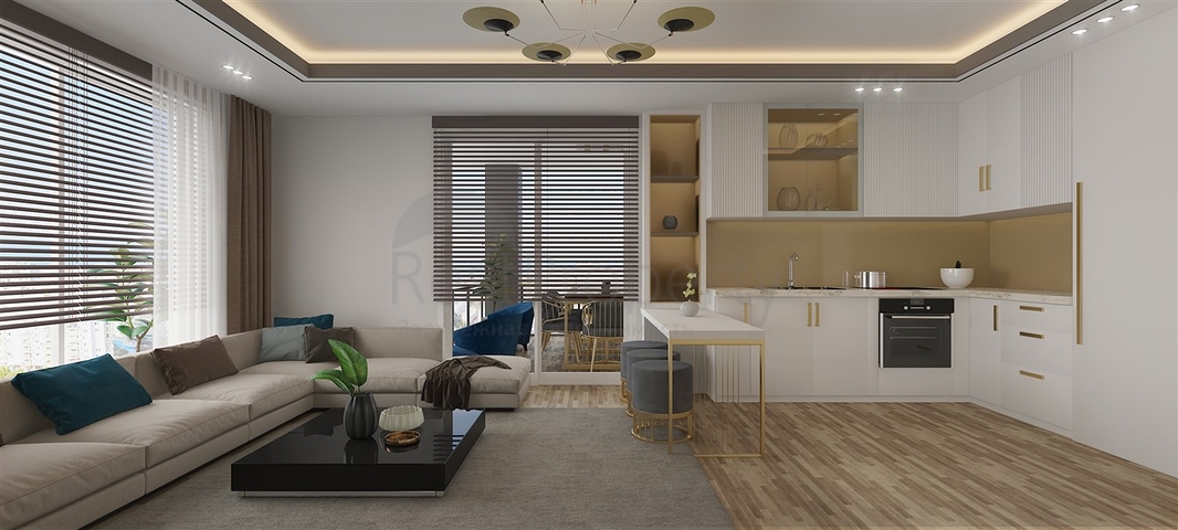 New residential complex under construction in Erdemli district