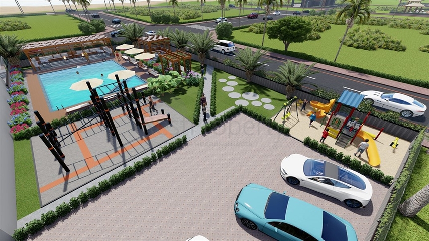 New residential complex under construction in Erdemli district