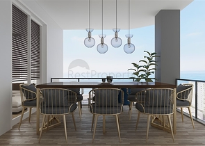 New residential complex under construction in Erdemli district