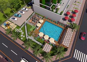 New residential complex under construction in Erdemli district