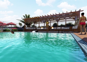 New residential complex under construction in Erdemli district