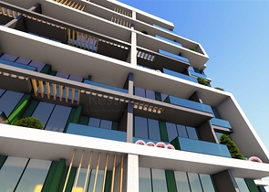 New residential complex under construction in Erdemli district