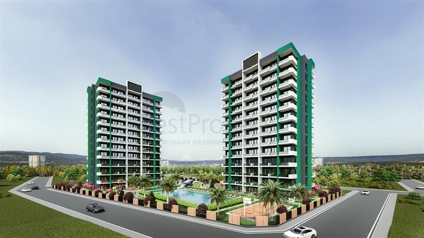  A new project under construction in the city of Mersin