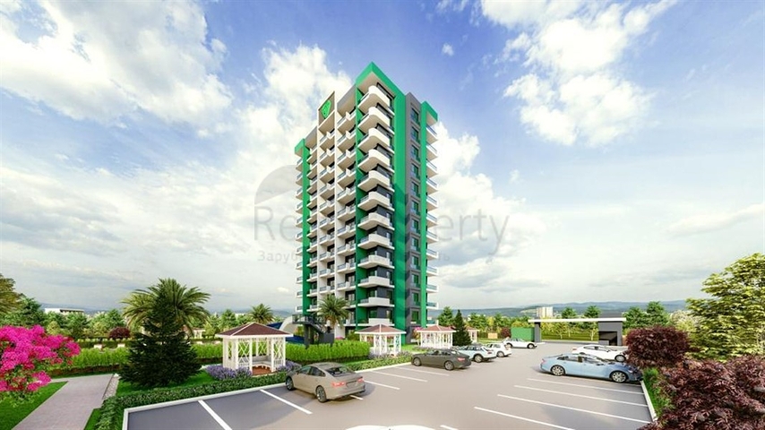  A new project under construction in the city of Mersin