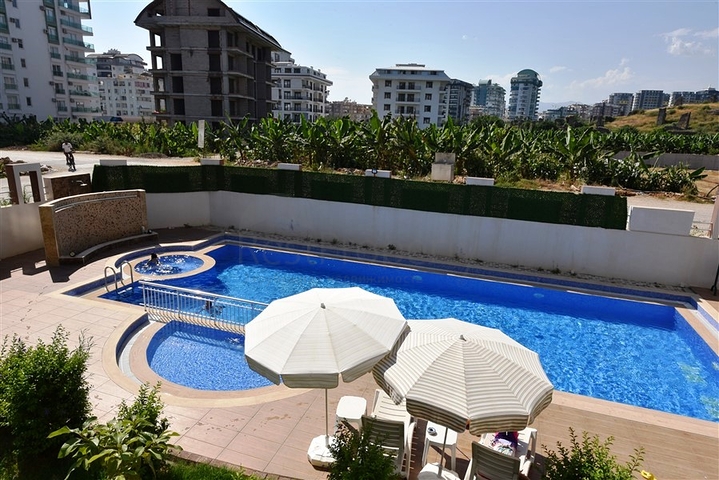 1+1 apartment in the Mahmutlar area at a distance of only 350 meters from the sea 