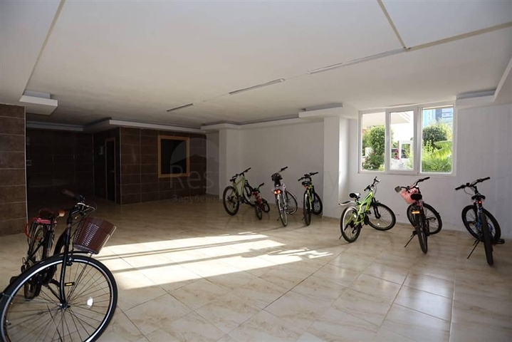 1+1 apartment in the Mahmutlar area at a distance of only 350 meters from the sea 