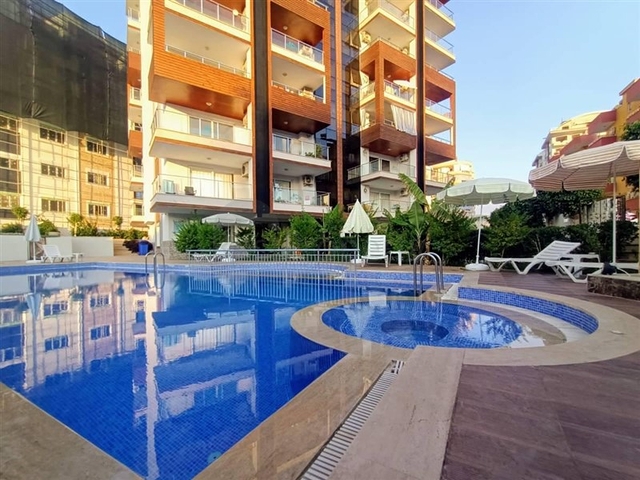 1+1 apartment in the Mahmutlar area at a distance of only 350 meters from the sea 