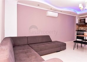 1+1 apartment in the Mahmutlar area at a distance of only 350 meters from the sea 