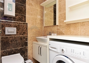 1+1 apartment in the Mahmutlar area at a distance of only 350 meters from the sea 