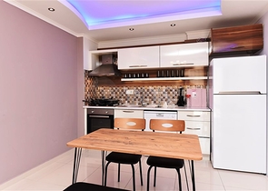 1+1 apartment in the Mahmutlar area at a distance of only 350 meters from the sea 