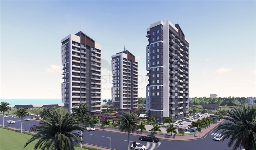 An investment project under construction in Mersin, 500 m from the sea