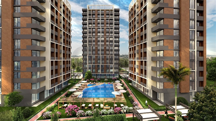 Residential complex with infrastructure in Erdemli