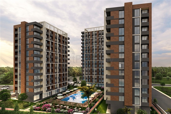 Residential complex with infrastructure in Erdemli