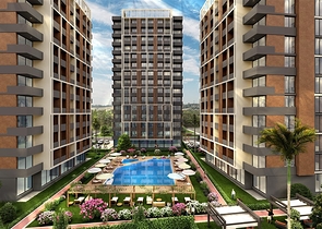 Residential complex with infrastructure in Erdemli