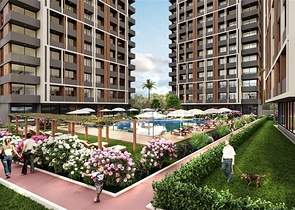 Residential complex with infrastructure in Erdemli