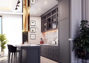 Apartment in a premium complex on the first line 