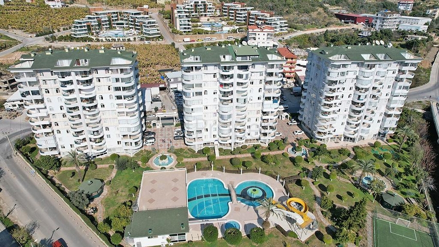 Apartment 2+1 in a hotel-type complex