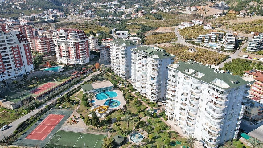 Apartment 2+1 in a hotel-type complex