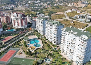 Apartment 2+1 in a hotel-type complex