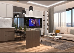 A new project in the Tomyuk area within walking distance to the sea