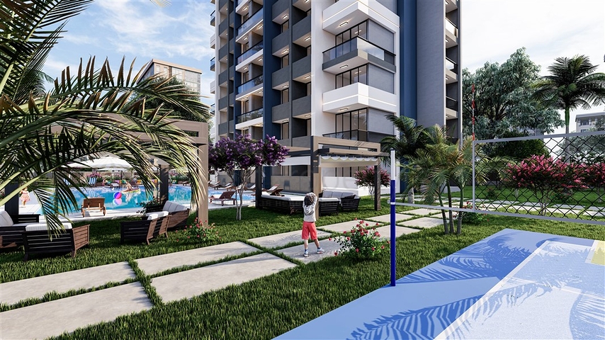 Apartment in the central area of Mersin with rental potential