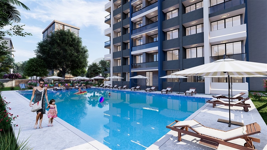 Apartment in the central area of Mersin with rental potential
