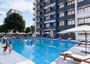 Apartment in the central area of Mersin with rental potential