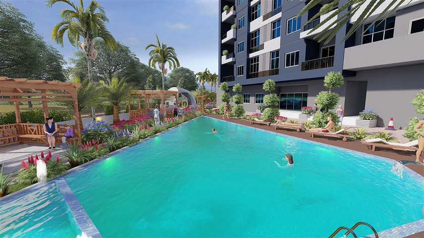 A new complex under construction in Teja