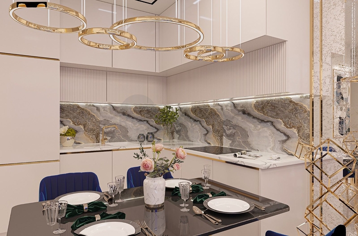 2+1 apartment in one of the best complexes in the center of Alanya