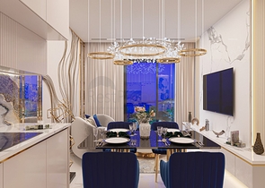 2+1 apartment in one of the best complexes in the center of Alanya